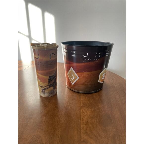 Dune Part 2 Popcorn Bucket and Cup - Picture 1 of 3